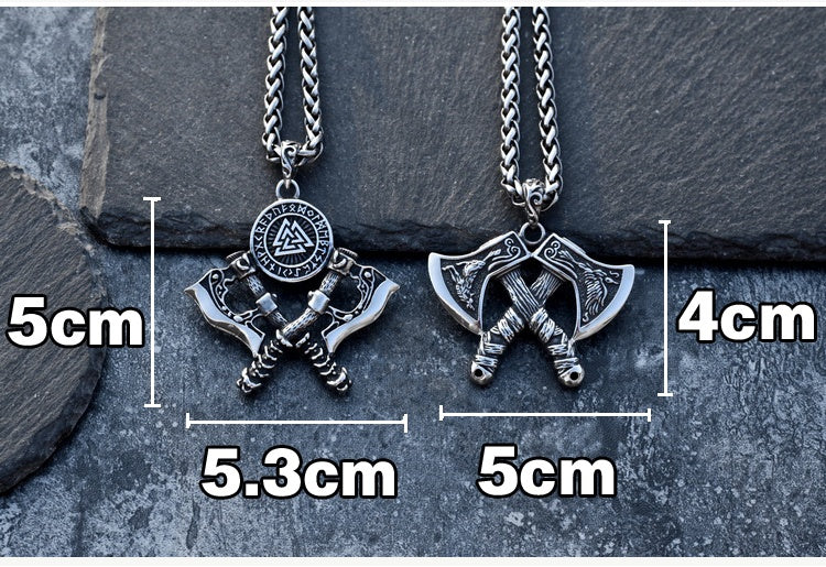 viking ax necklace