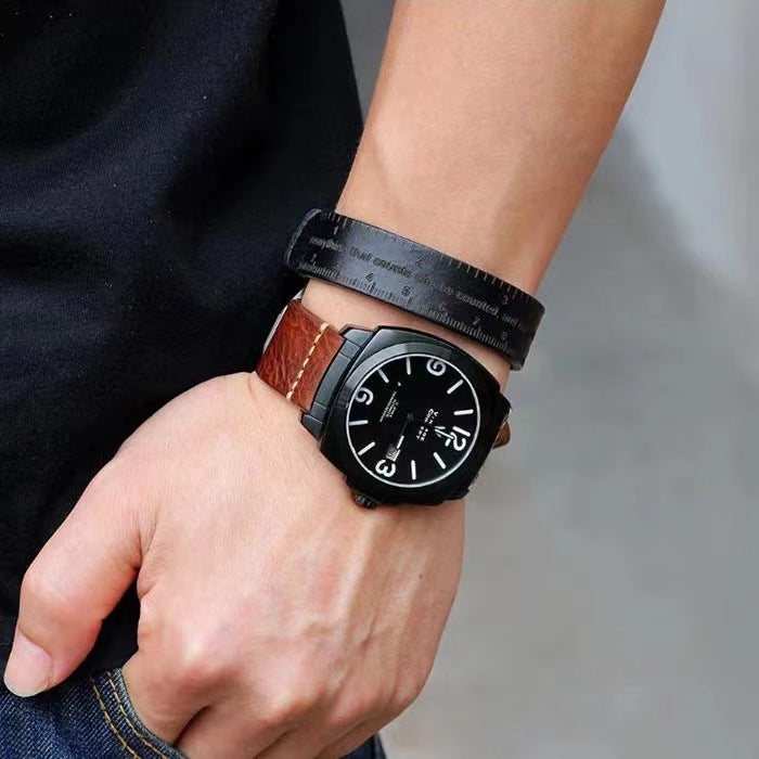 Cowhide bracelet