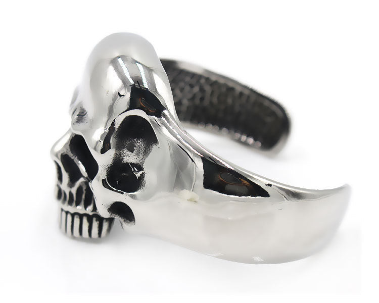 Skull open bracelet