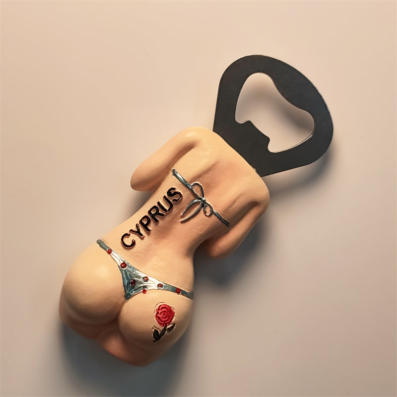 3D Bikini Fridge Magnet Bottle Opener