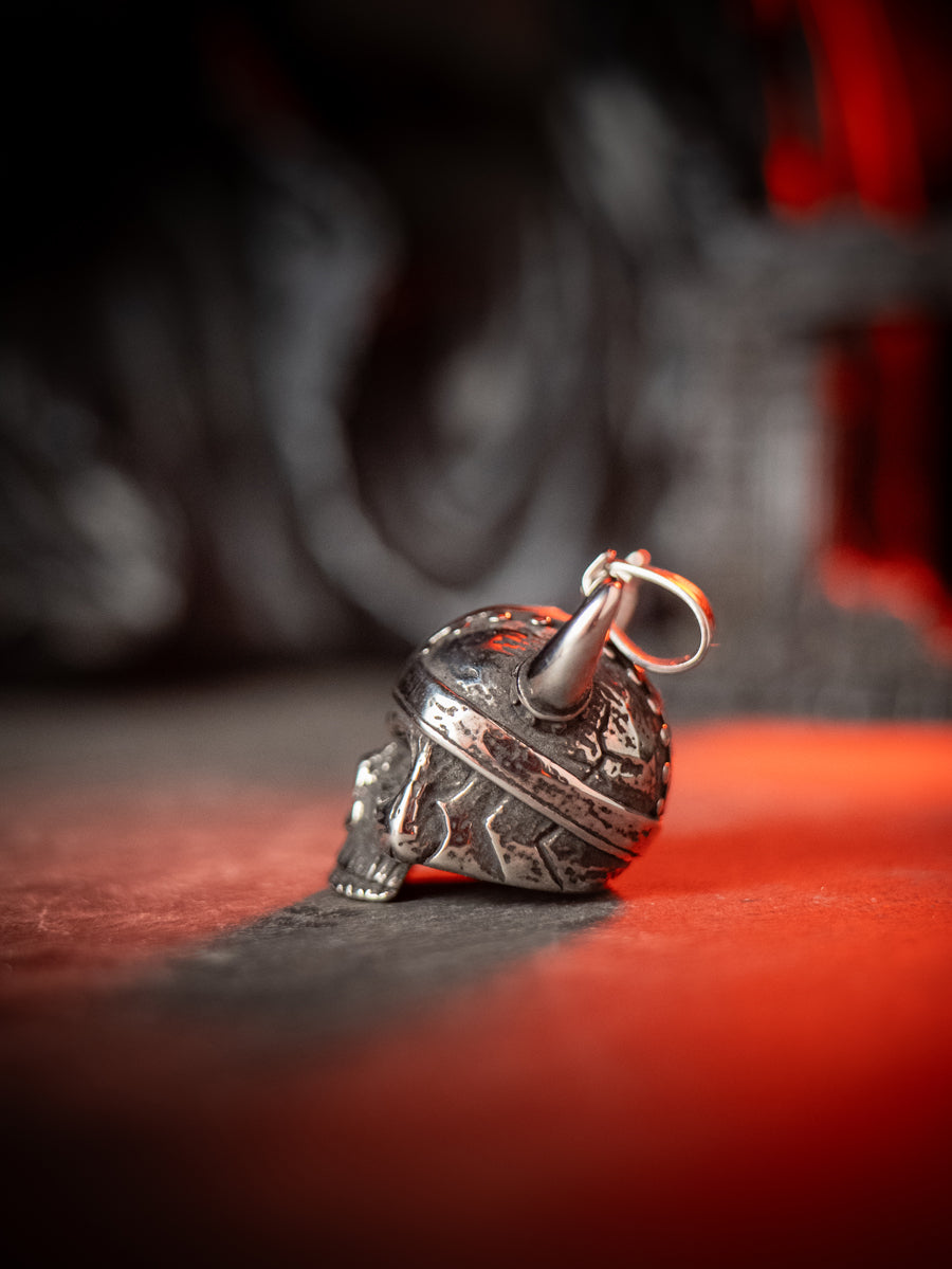 Viking Warrior Skull Necklace