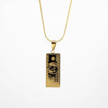 Dollar bill pendant necklace