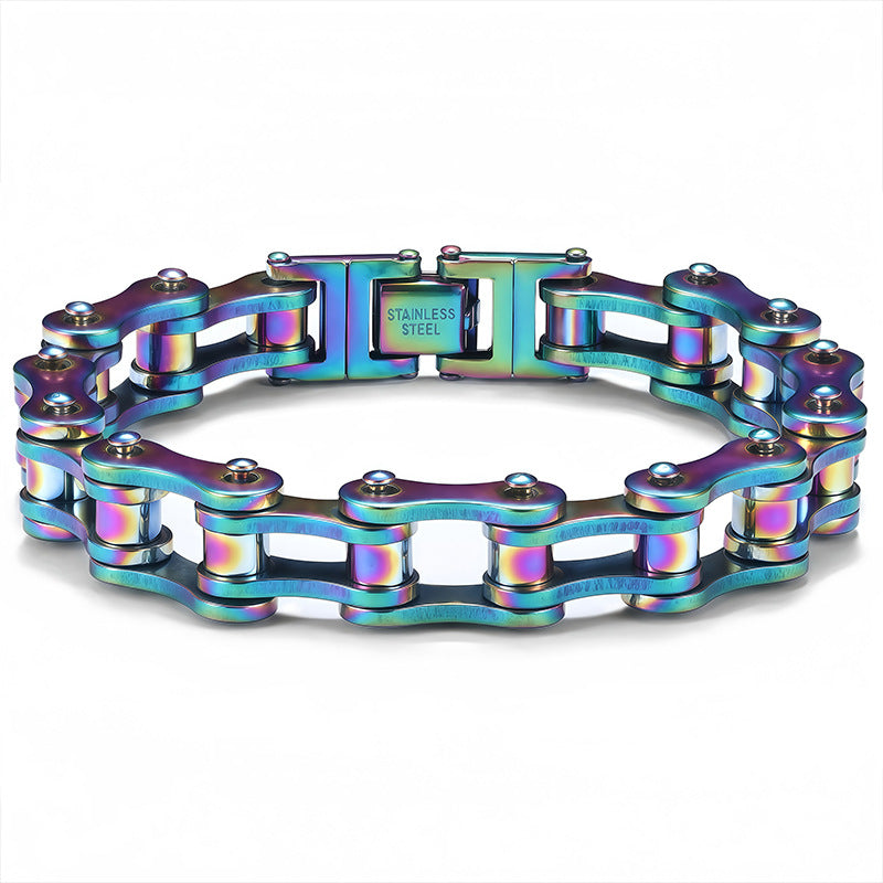 Men's motorcycle bracelet