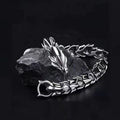 Sterling Silver Dragon Bone Bracelet
