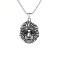 Lion necklace with sunglasses