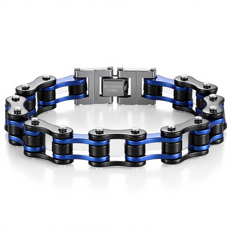 Men's motorcycle bracelet