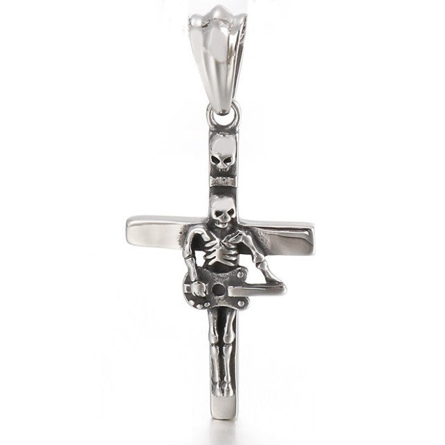 Rock instrument pendant necklace