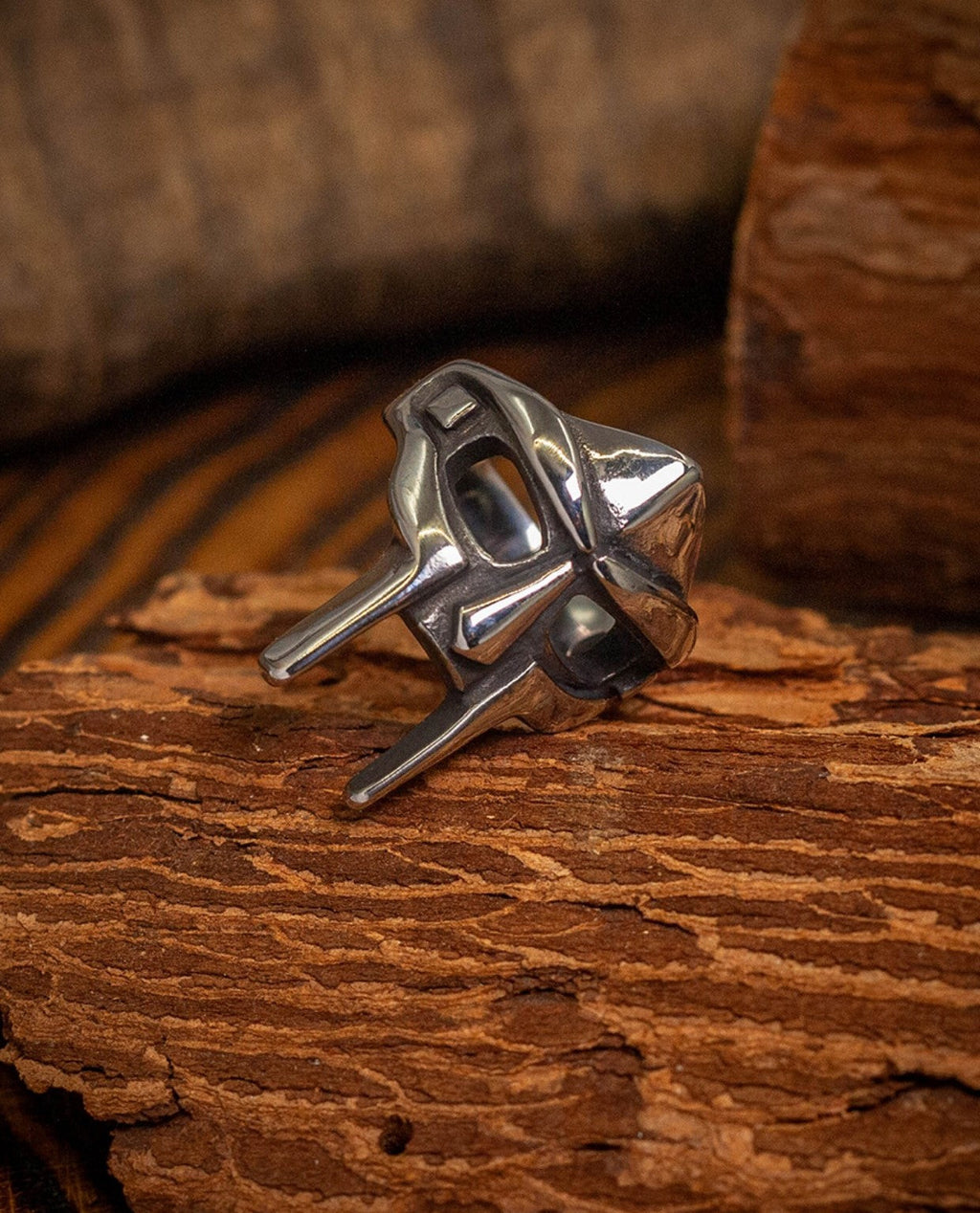 Hip Hop Vintage Gladiator Mask Ring