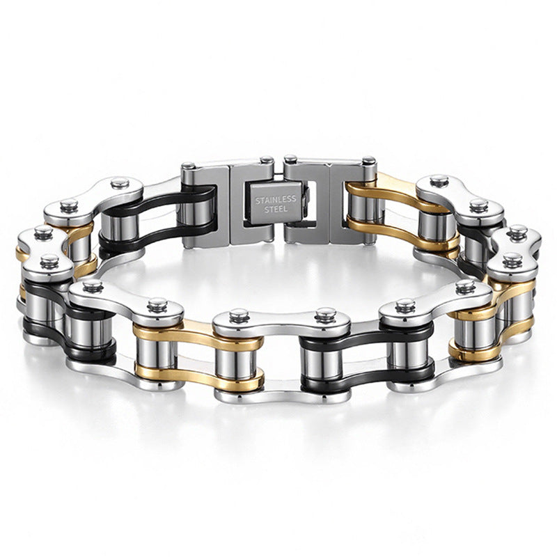 Men's motorcycle bracelet