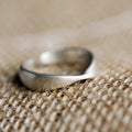 Simple Twist Matte Ring 925 Silver