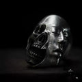 "Painted Skin" skull ring