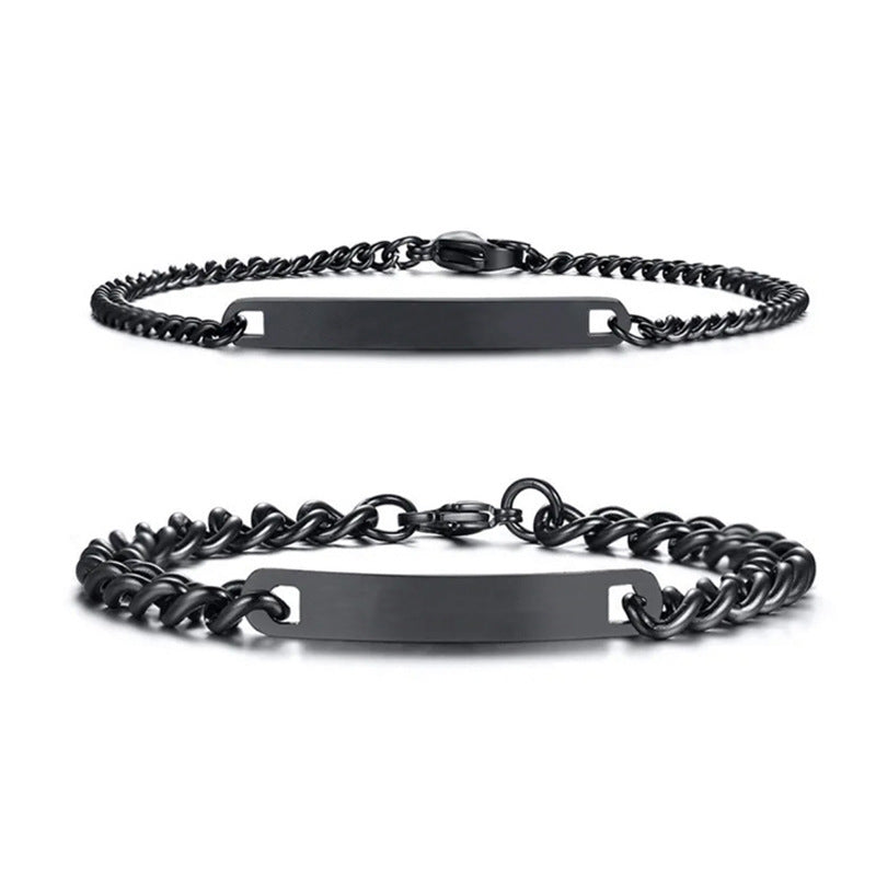 Customized nameplate bracelet