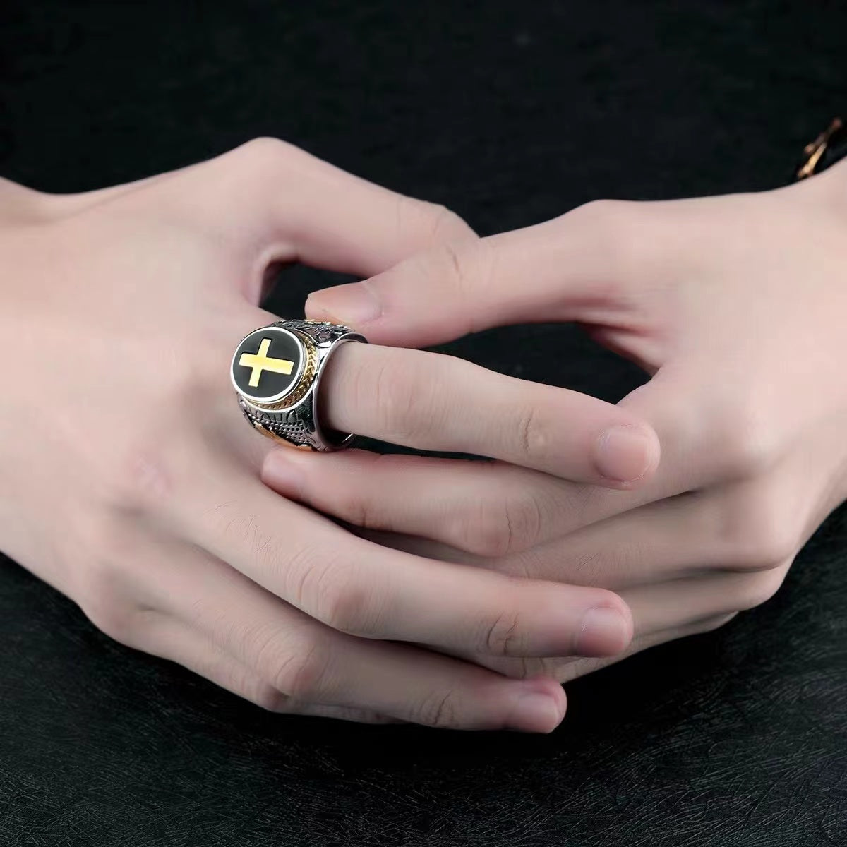 Vintage Cross Ring
