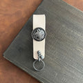 Cowhide pipe rack/keychain