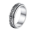 Rotatable smiley face ring
