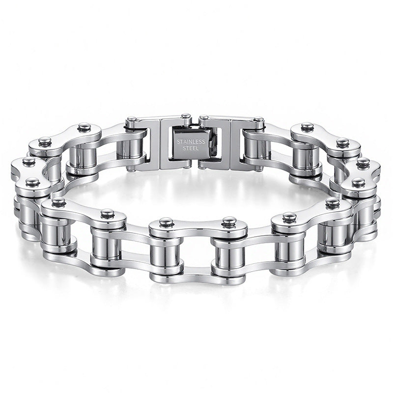 Men's motorcycle bracelet
