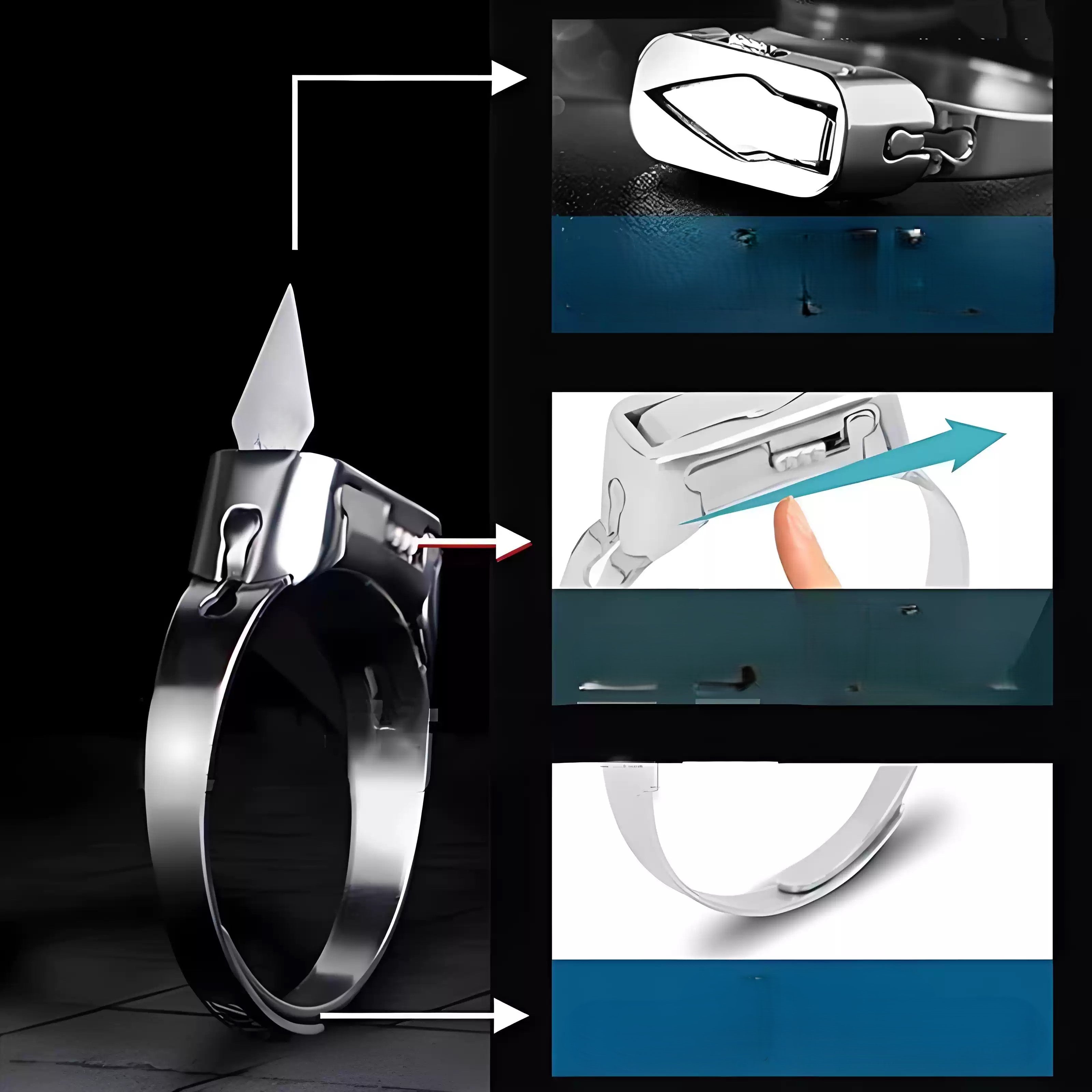 Self-defense ring