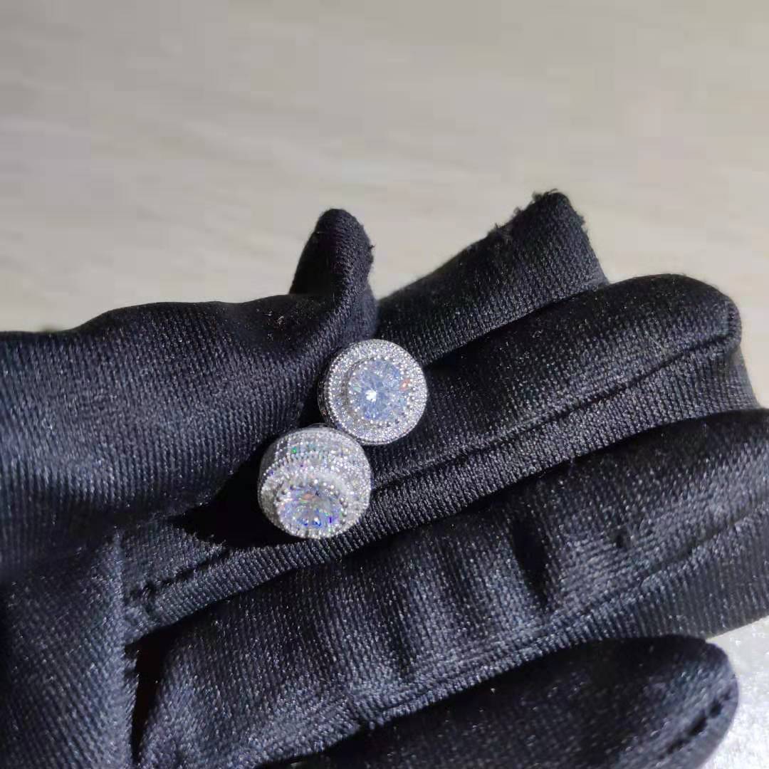 Full diamond earrings