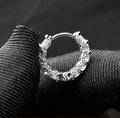 Diamond eternity earrings