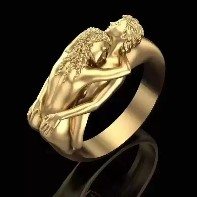 "Adam and Eve" ring