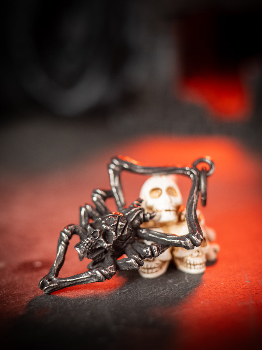 Skull Spider Necklace