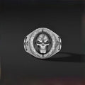 Chain skull ring