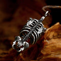 Skull Skeleton Hollow Pendant Necklace