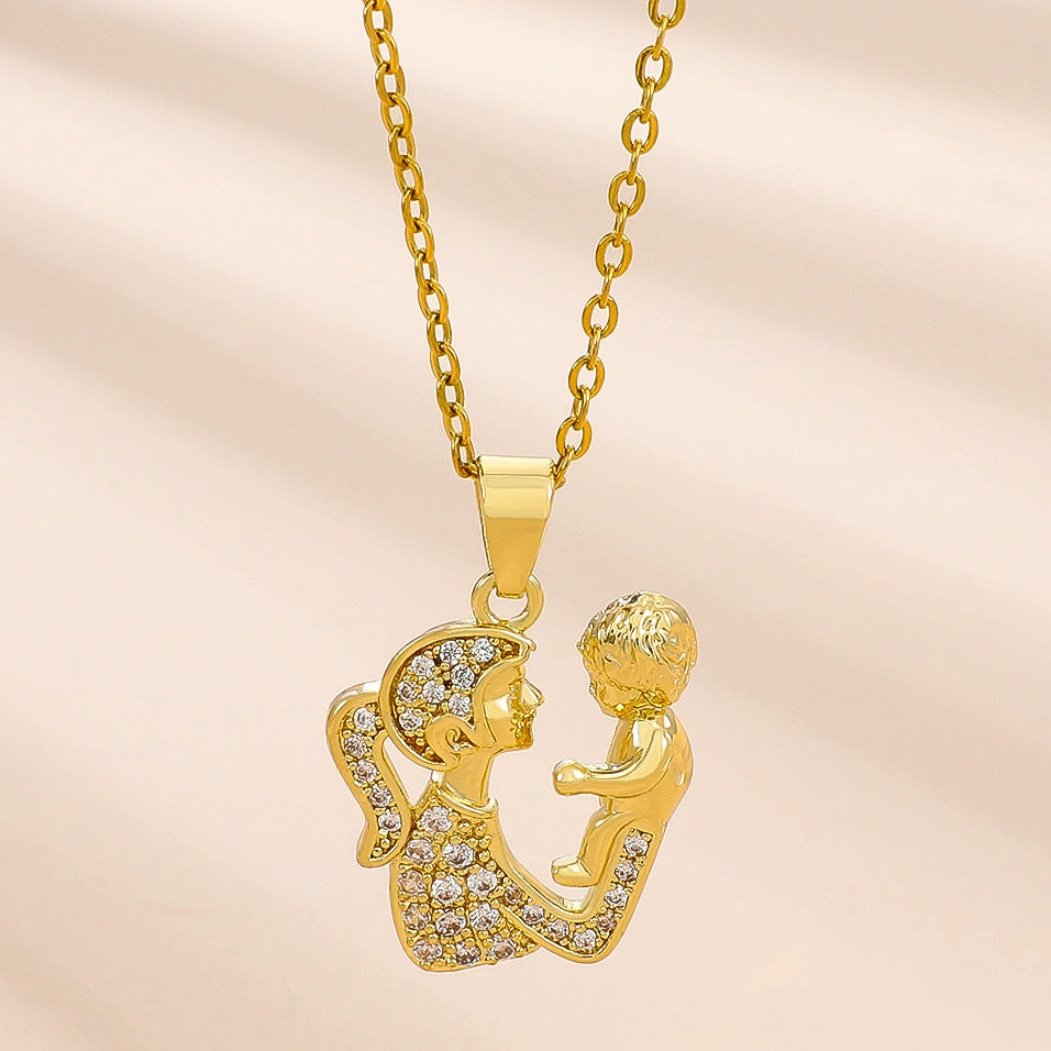 Mother's Day Necklace Vintage Collarbone Chain