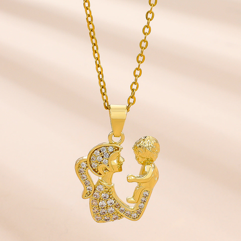 Mother's Day Necklace Vintage Collarbone Chain