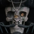 Skeleton Knight Pendant Necklace