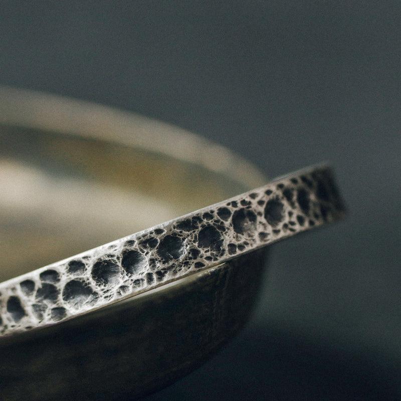 Retro Concave Convex Texture Bracelet