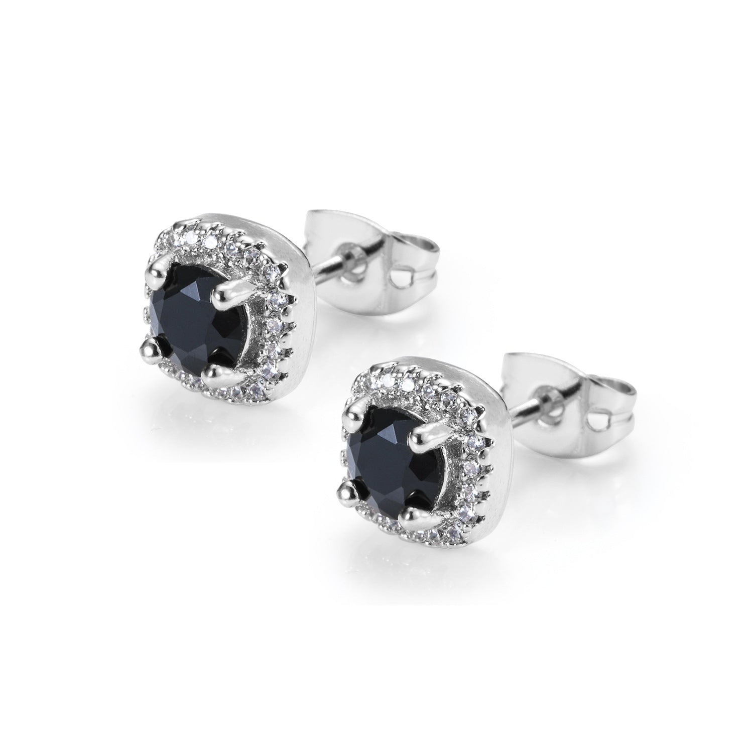 Super shiny zircon earrings