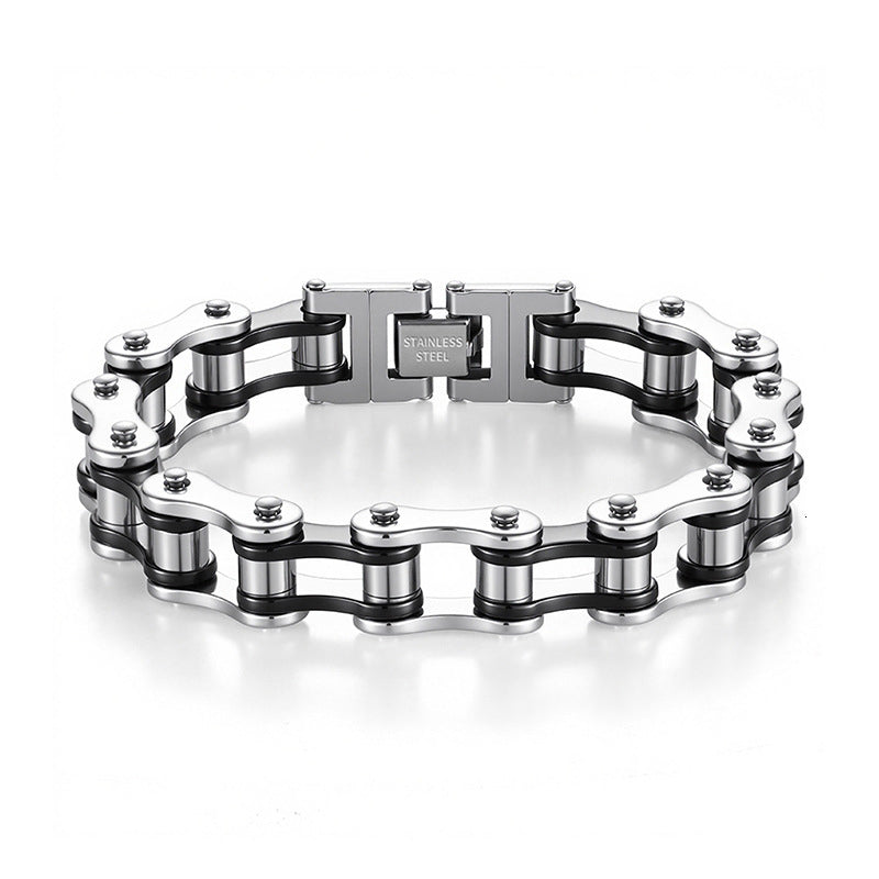 Men's motorcycle bracelet