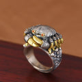 925 sterling silver crab ring