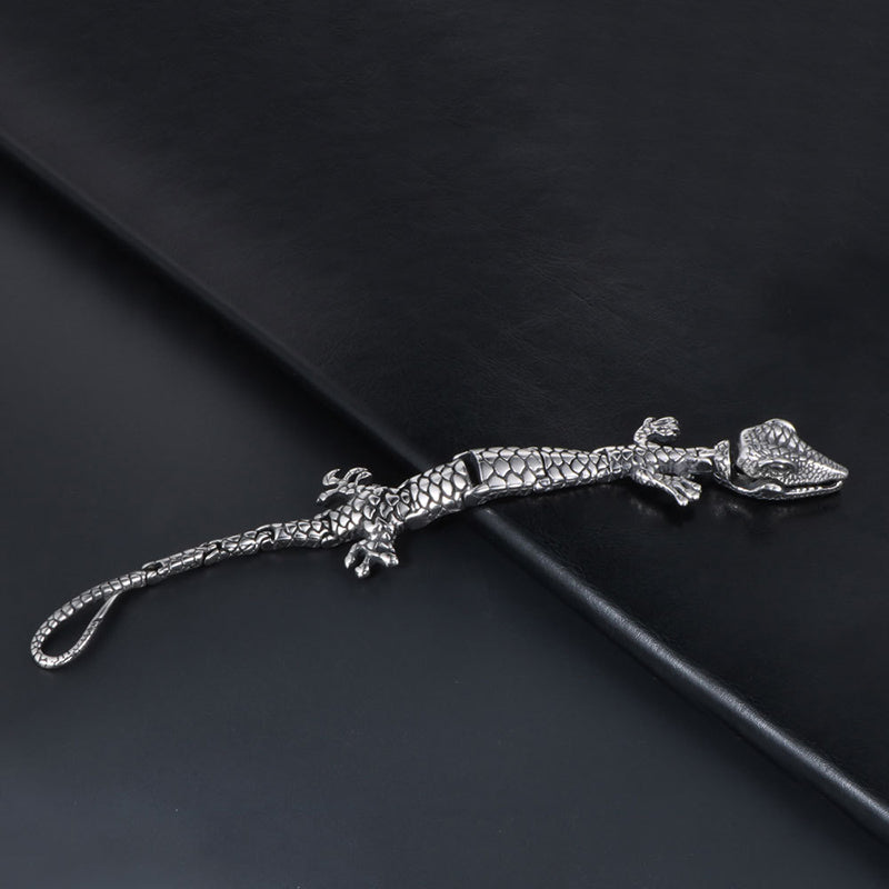 "Indomitable" crocodile bracelet