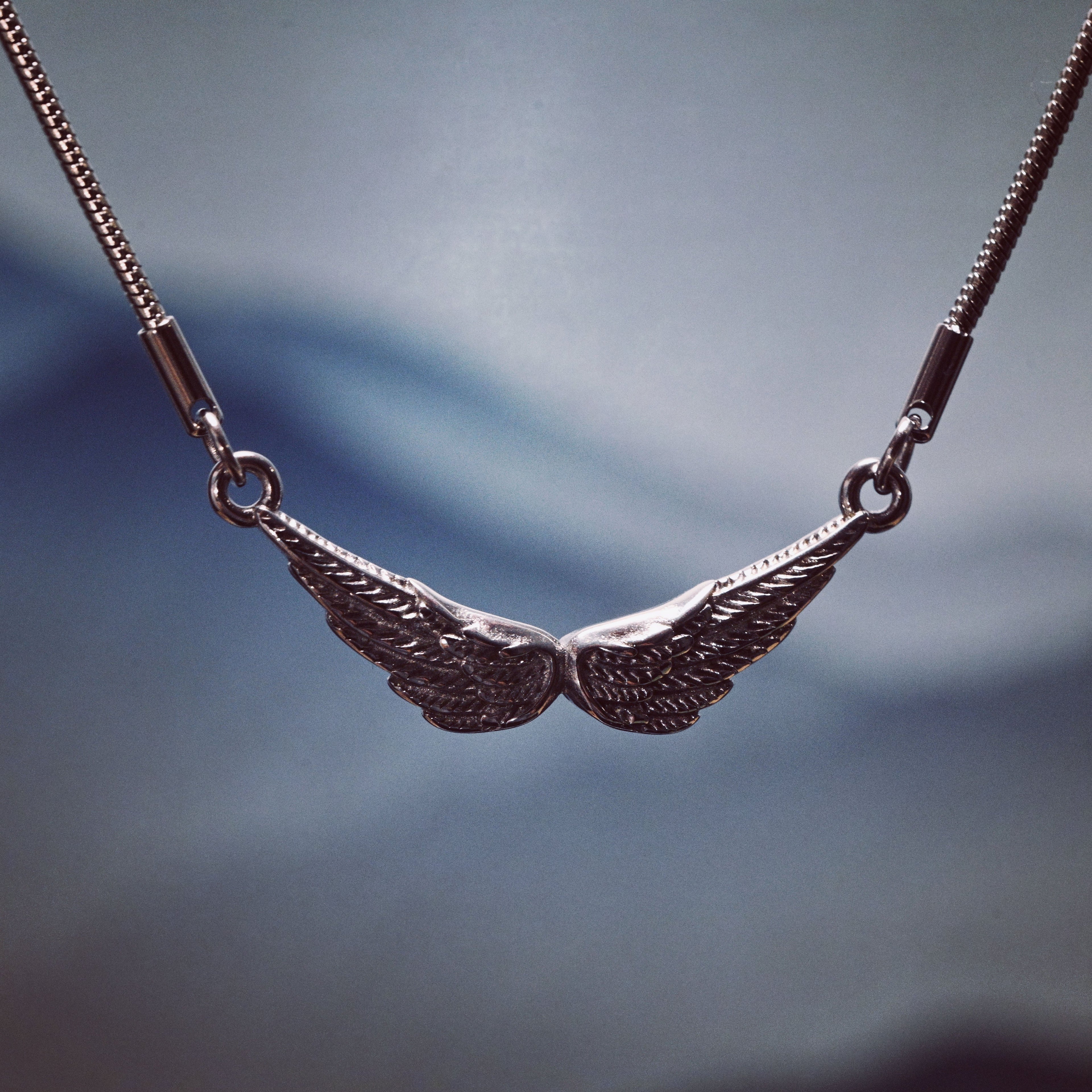 Angel wings wings necklace