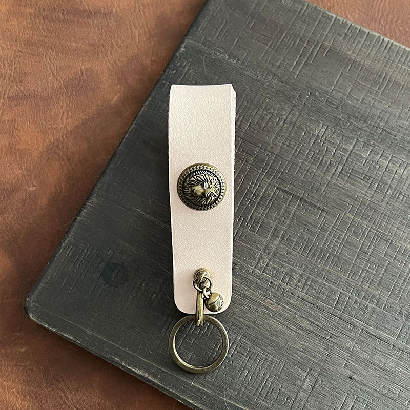 Cowhide pipe rack/keychain