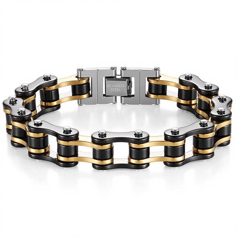 Men's motorcycle bracelet
