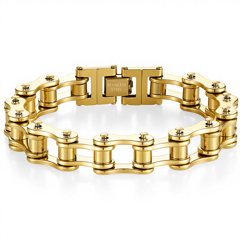 Men's motorcycle bracelet