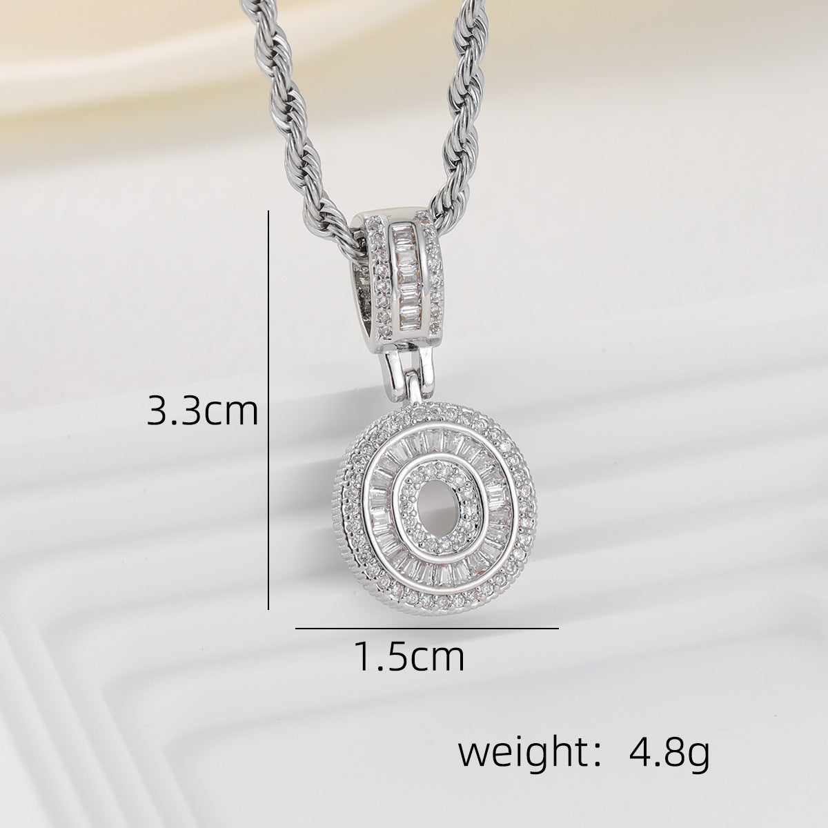 Alphabet Pendant Necklace