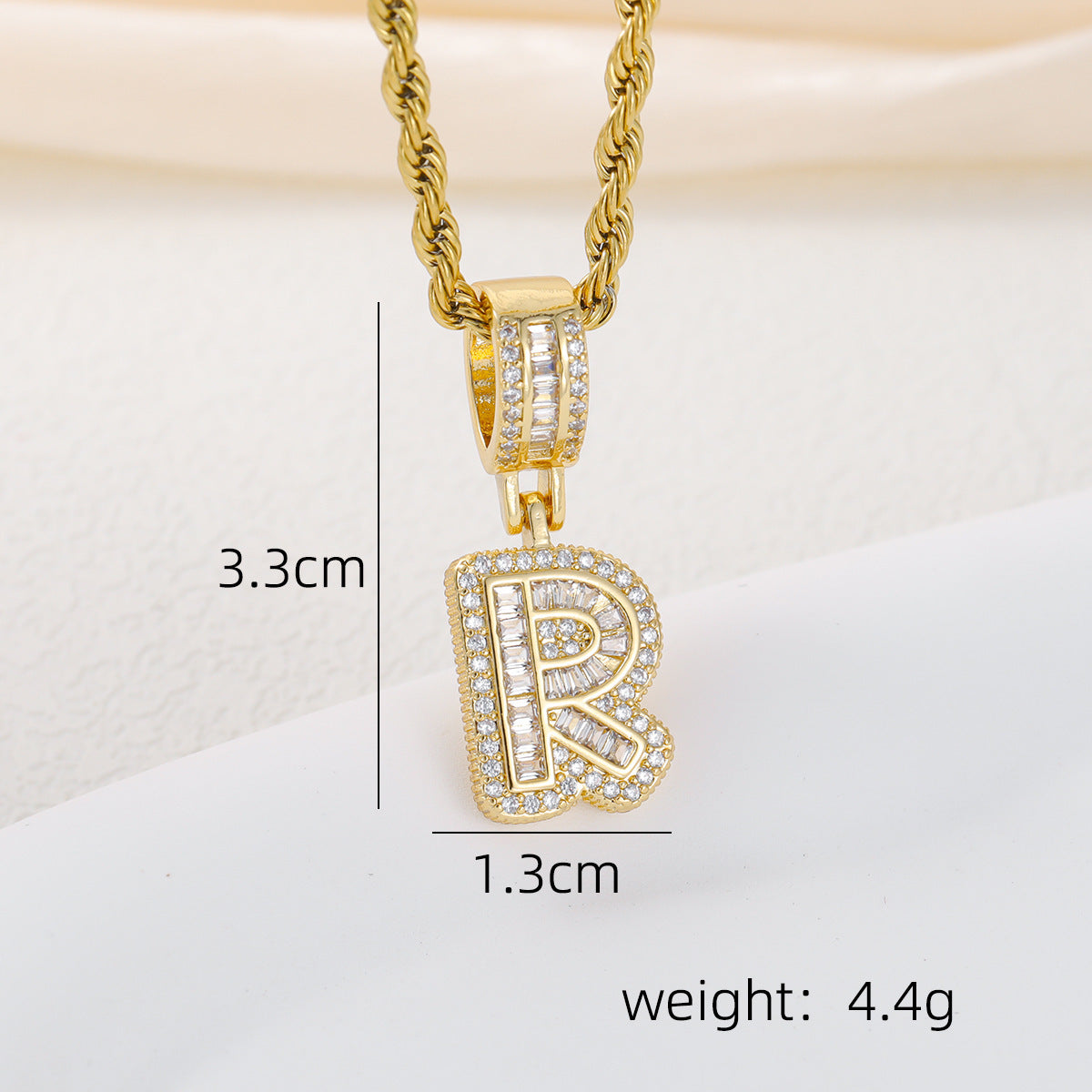 Alphabet Pendant Necklace