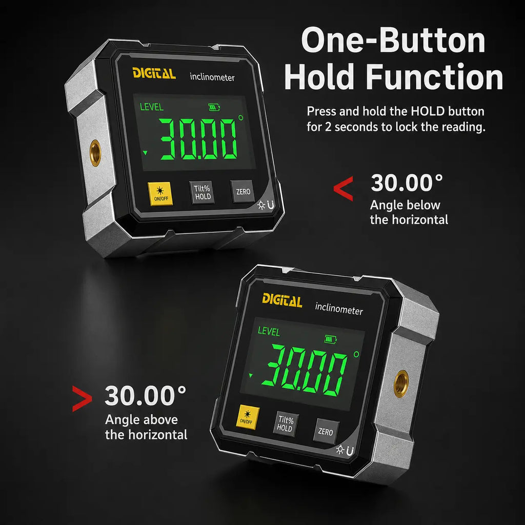 Magnetic Dual-Laser Digital Angle Finder