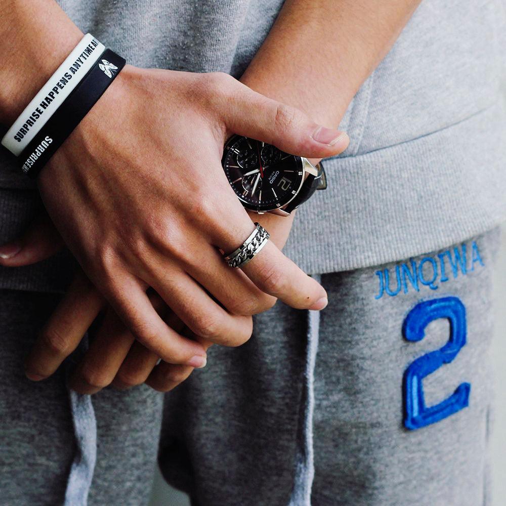 Classic Chain Stainless Steel Ring