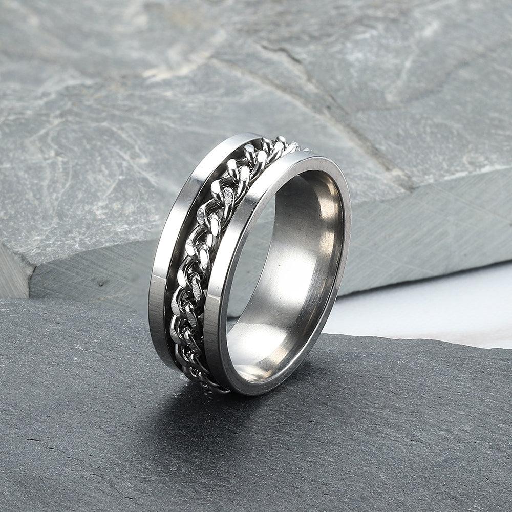 Classic Chain Stainless Steel Ring
