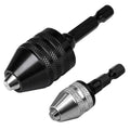 Hex Shank eyless Drill Chuck Adapter — Hold More Bit Sizes, Without a Chuck Key