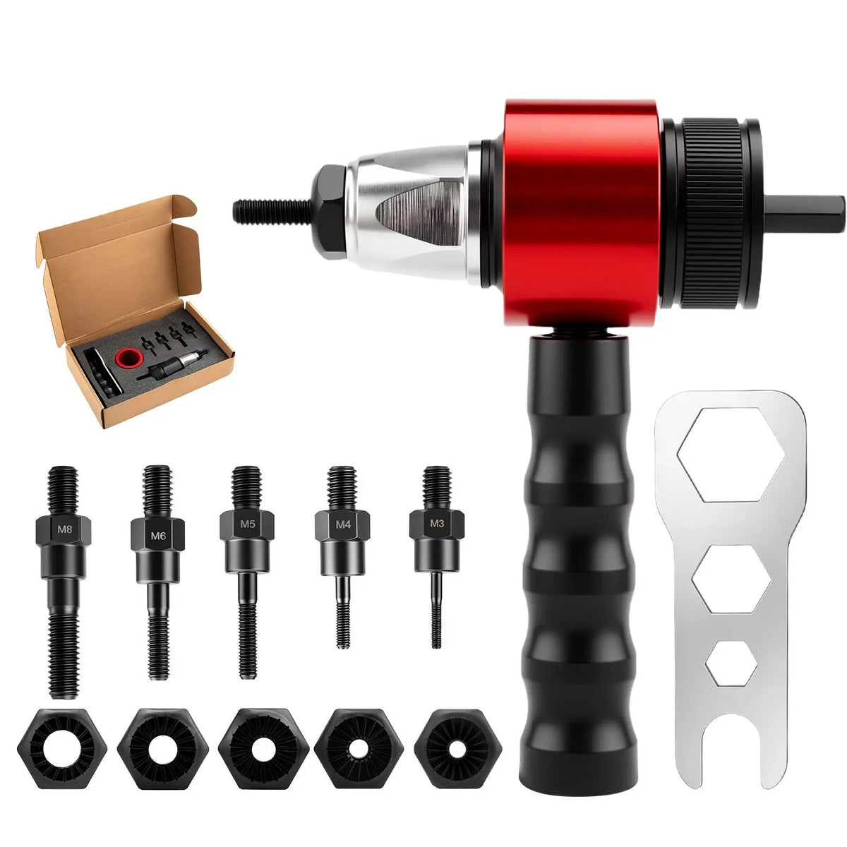 Drill-Powered Rivet Nut Adapter Kit
