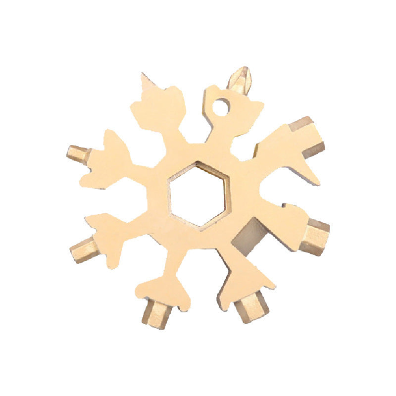 Compact Snowflake Multi-Tool – More Functions, Less to Carry