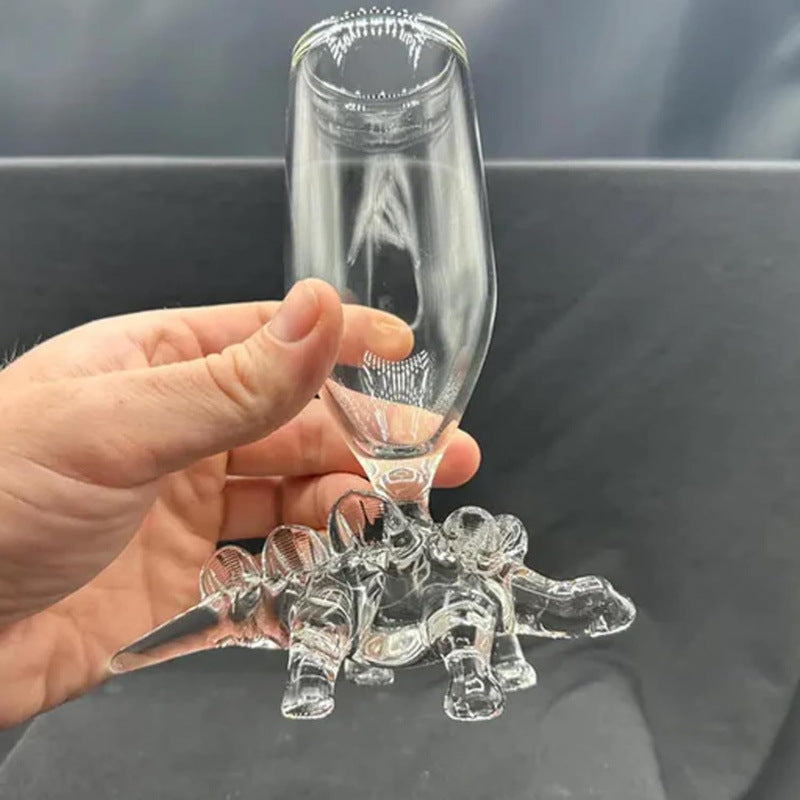 Dinosaur Champagne Glass