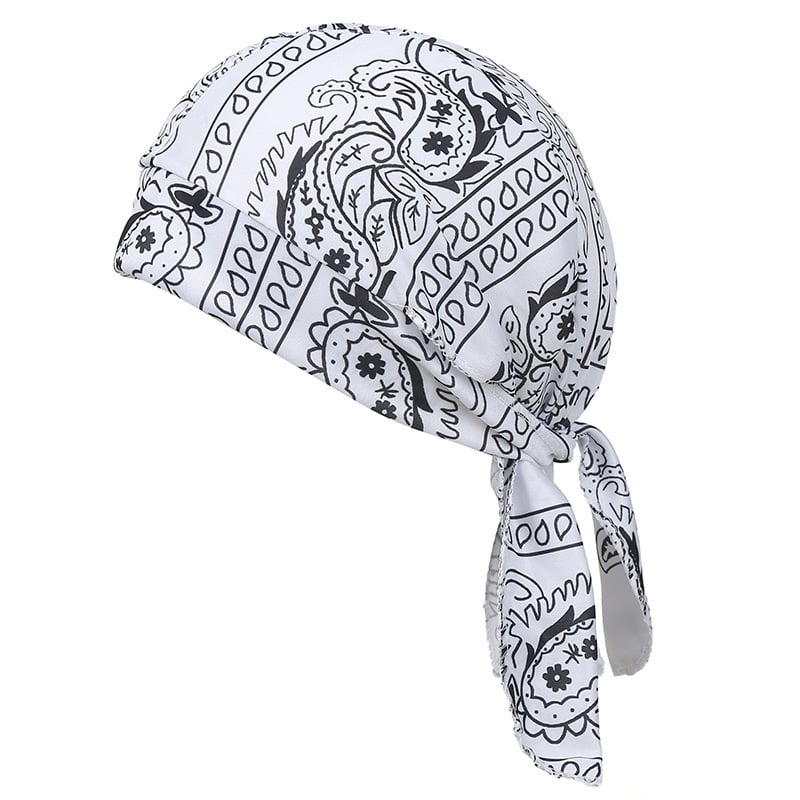 Elastic fabric cycling headband/cap