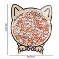 Colorful Irregularly Shaped Wooden Puzzle